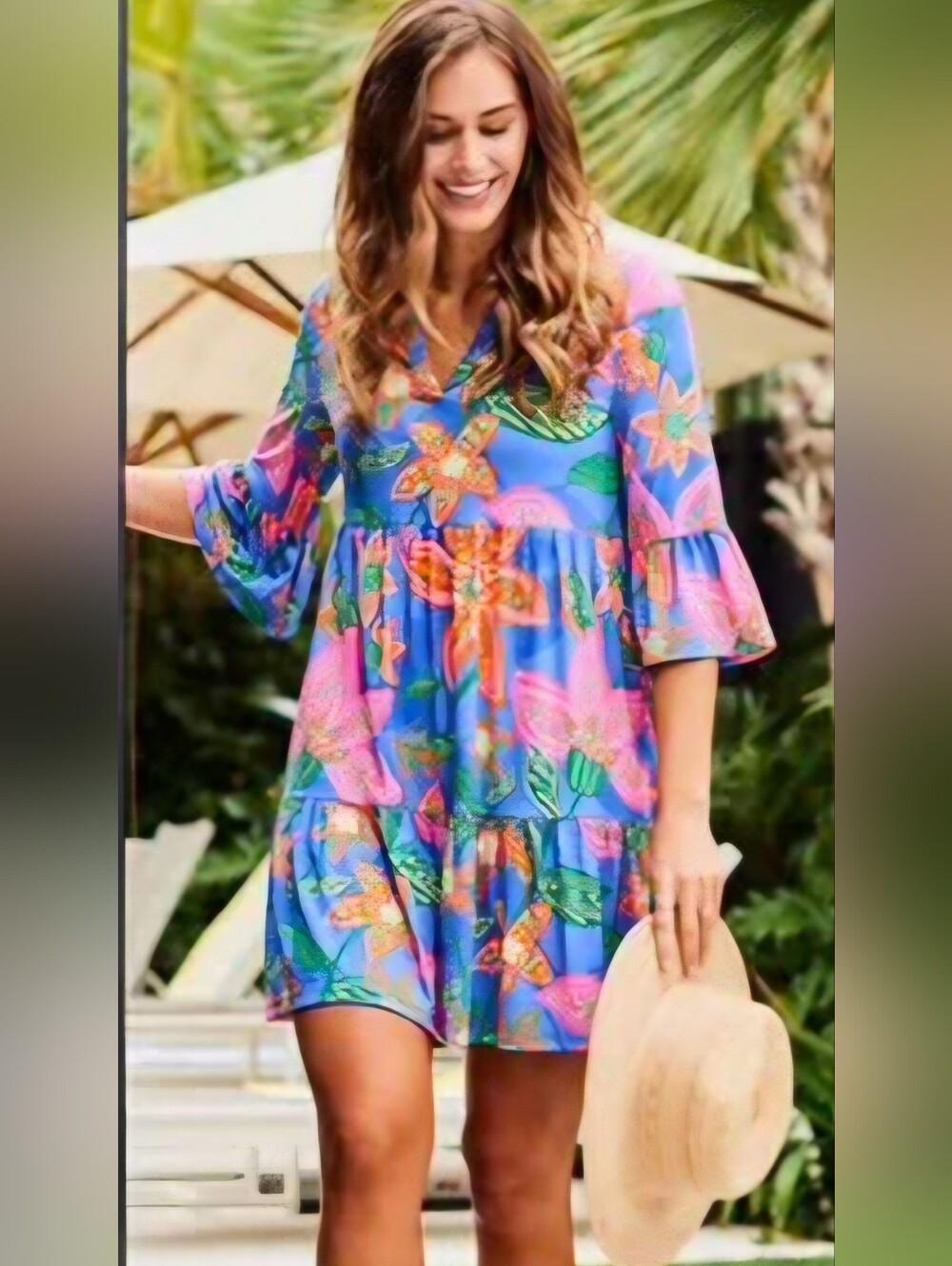 NWT - Mary Square Laguna Island Dress - Medium
